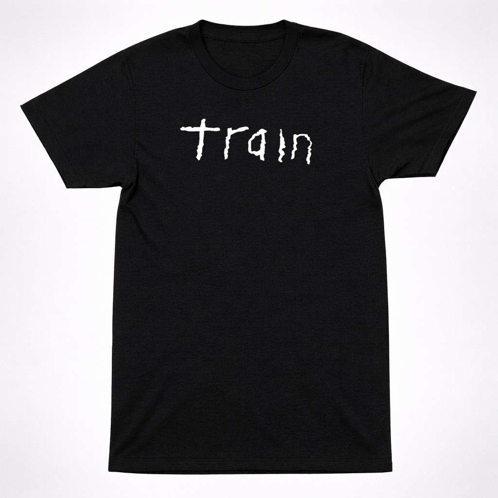 Vertical Horizon Logo T-Shirt Alternative Rock Band Minimal Black Tee
