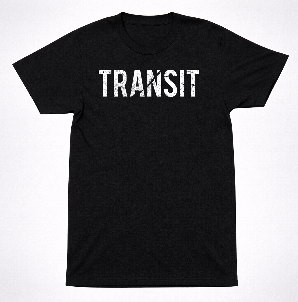 Transit Logo T-Shirt – Pop Punk Alternative Rock Tee Black