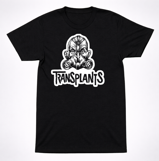Transplants Gas Mask Logo Punk Street Hardcore Band Punk Rock T-Shirt