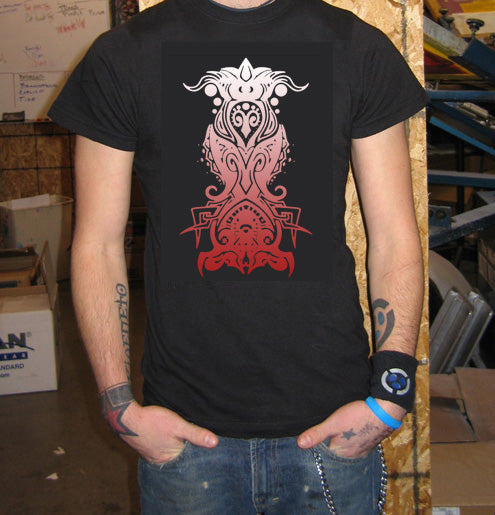 TRIBAL DESIGN tattoo metal tough rock star B2C SHIRT