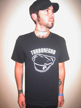 TURBONEGRO HAT band glam rock norway punk new BW SHIRT