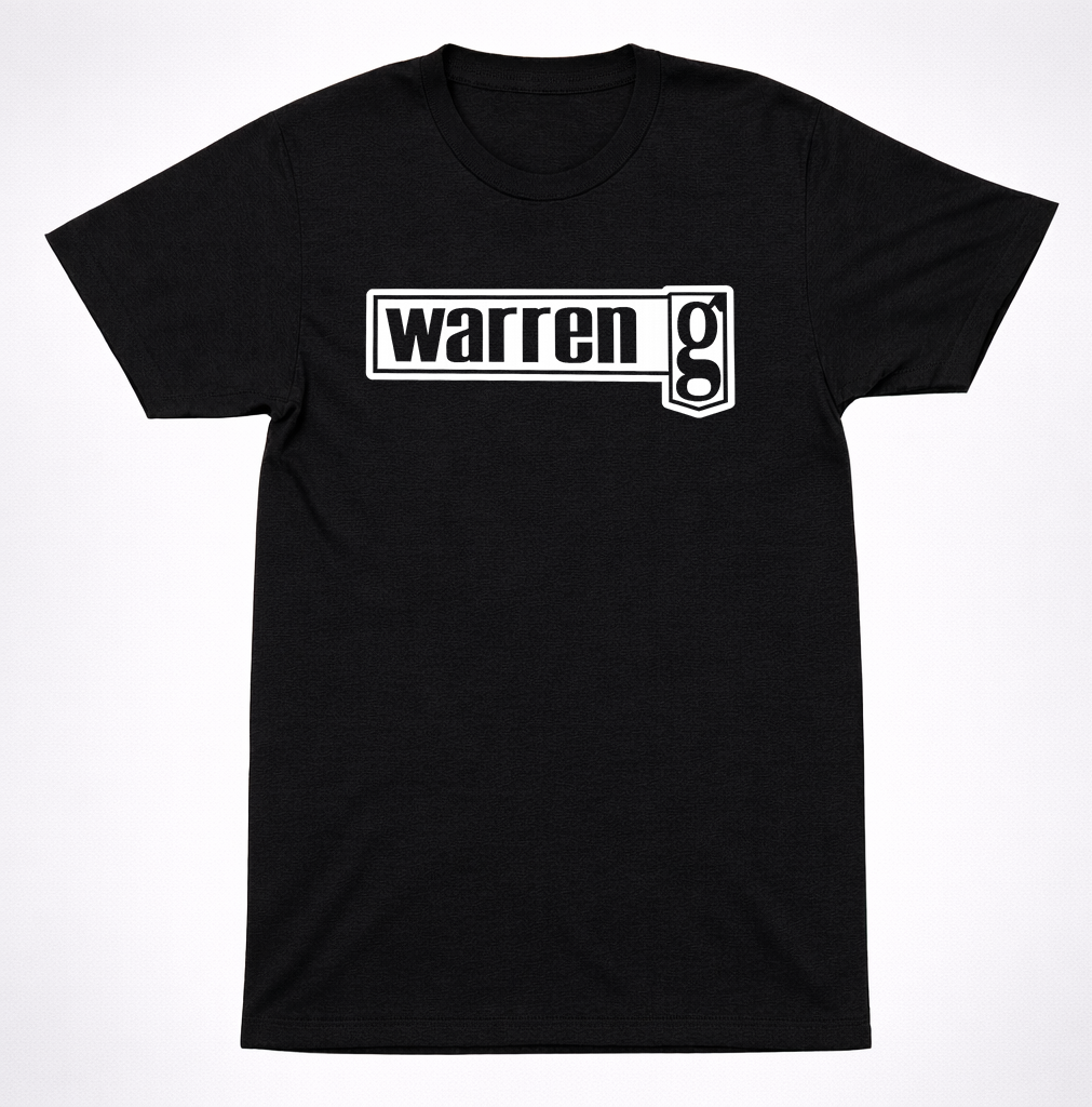 Warren G Classic Logo Shirt West Coast Hip Hop Rap Legend Graphic Tee