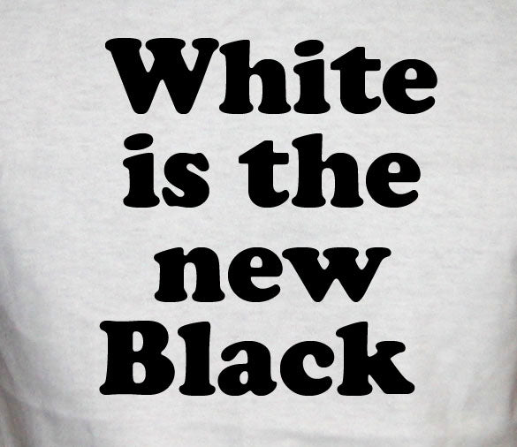 WHITE IS THE NEW BLACK style fashion hipster WB SHIRT