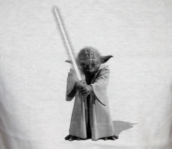 YODA star wars force jedi science fiction film WB SHIRT