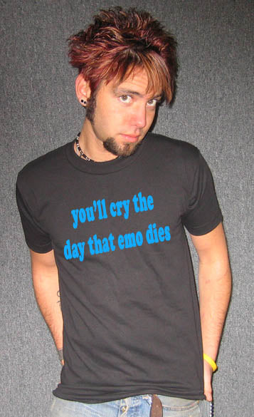 YOULL CRY DAY EMO DIES scene band funny sad music SHIRT