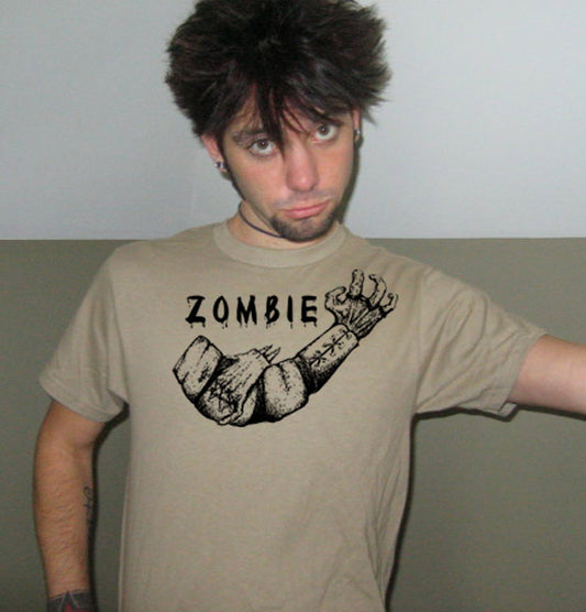 ZOMBIE BICEP resident evil horror living dead KHB SHIRT