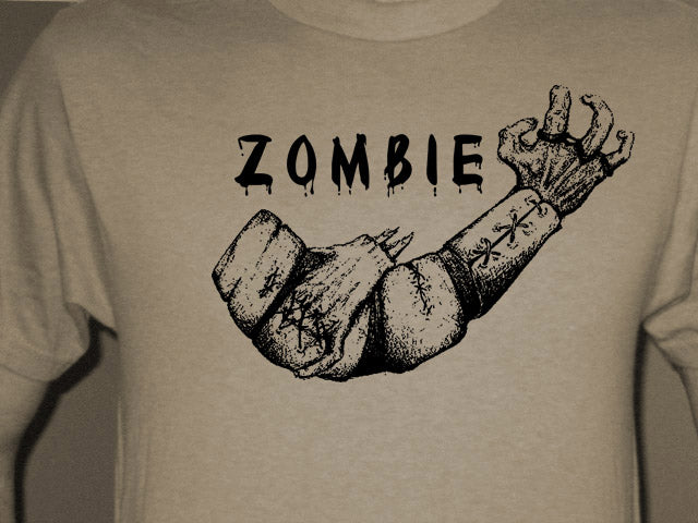 ZOMBIE BICEP resident evil horror living dead KHB SHIRT